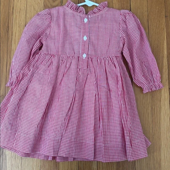 Cecil & Lou Red, White Smocked Dress NWT 18 months - Picture 4 of 4